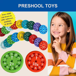 Fidget Spinners Matemáticas Juguete Hecho Matemáticas Fidget Spinner Aprendizaje Matemáticas Contar Juguetes Montessori Juguetes Educativos - Product Image 3