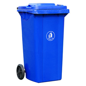 Contenedor de Basura de Plástico para Exteriores, Rectangular, con Ruedas, para Recolección de Residuos - Product Image 5