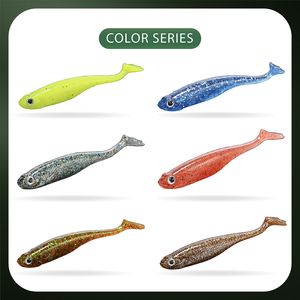 Newbility Señuelo de <span class=keywords><strong>gusano</strong></span> suave Pato <span class=keywords><strong>real</strong></span> Pesca Shad Bait Swimbait Pesca Señuelo suave Hundimiento Minnow Señuelo - Product Image 3