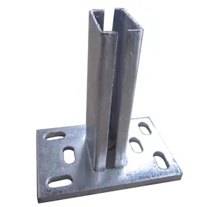 Hot Dip Galvanized U Type Fence Post Anchor for Wood Post Holder Ground Spike