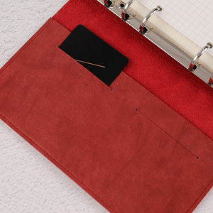 EW-Bloc de notas de hoja suelta de cuero de grano retro, libreta con hebilla impermeable simple y creativa, 5 A6 A7 - Product Image 3
