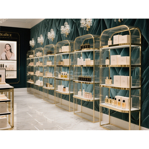 Nhà Máy Mỹ Phẩm Sản Phẩm Quầy Nước Hoa Hiển Thị Showcase Trang Điểm Cửa Hàng Đồ Nội Thất Giá Hiển Thị Cho Bán Lẻ Cho Vẻ Đẹp Cung Cấp - Product Image 4