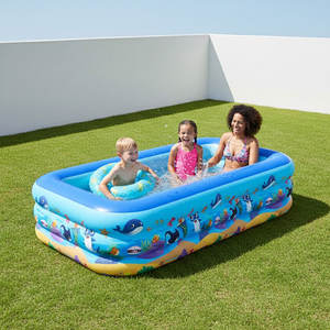 <span class=keywords><strong>Piscina</strong></span> Inflable de PVC Ecológica de Alta Calidad, <span class=keywords><strong>Rectangular</strong></span>, para Exteriores, Familiar, para Niños y Adultos, Producción de Fábrica - Product Image 1