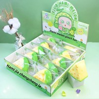 Jouets créatifs en plastique anti-stress en forme de fruits, jouets réalistes sur le thème de la nourriture, à récupération lente, vente en gros disponible
