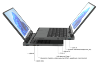 Grosir Laptop 4-in-1 layar sentuh 10.5 inci, Laptop 4-in-1 Intel Celeron Processor Bisnis Murah Factory