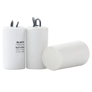 Condensatore di Avviamento Powerway CBB60 450V 50uF Tolleranza 5% -40~85 <span class=keywords><strong>ESR</strong></span> 50m per Motore Pompa Acqua Lavatrice - Product Image 1