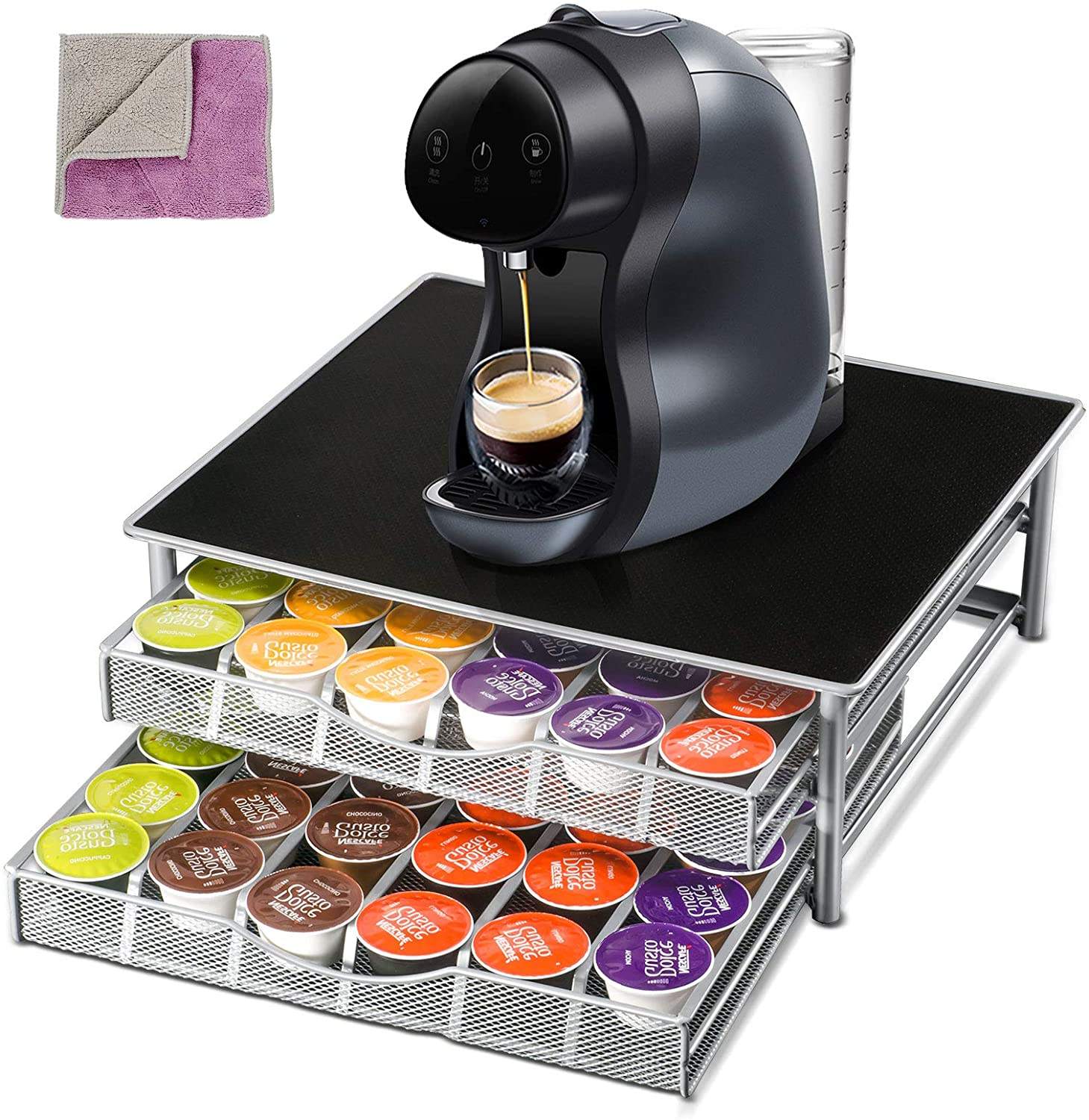 Nespresso 72 Coffee Capsule Holder Eco-Friendly Storage
