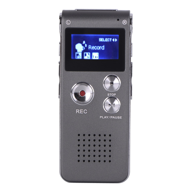 Portable Professional Digital Pen Voice Recorder MP3 Player WAV 192Kbps Long Battery Life Mini USB Zinc Alloy Gravador Digital