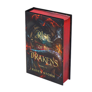 مصنع مخصص الذهب احباط كتاب طباعة غلاف قماش طبعة خاصة كتاب غلاف صلب نشر حواف الكتب - Product Image 2