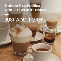 LIFEWORTH Concentré de Café Original Bouteille Cold Brew Instant Liquid Black Coffee