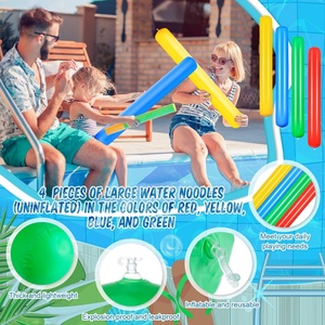 Bâtons gonflables pour piscine, flotteurs colorés en PVC pour jeux aquatiques en extérieur, bâton flottant pour lac, piscine, plage, fête - Product Image 4