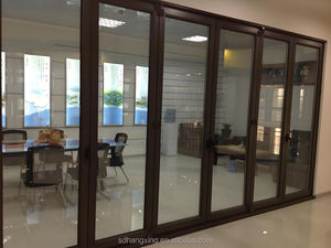 Puertas Plegables de Aluminio con Doble Vidrio Exterior, Estándar Australiano, Económicas y Personalizadas, Puertas Batientes de Vidrio para Patio - Product Image 3