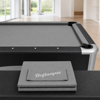 Kit de rechapage gris ardoise pour table de billard avec retour de balles, style moderne