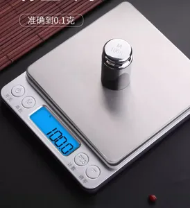 0.1 부문 1kg/2kg/3kg/5kg/10kg 용량 스테인리스 스틸 디지털 주방 저울