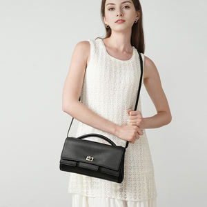 Bolsos de Mensajero Retro de Cuero Genuino de Alta Gama, Bolso de Mano de Lujo para Mujer, Bolso de Hombro, Bolso Bandolera para Mujer - Product Image 2