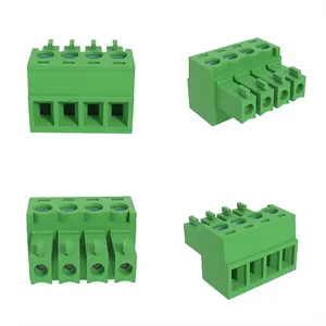 Derks YC420-350/381 pitch 3.5mm/3.81MM 2-24poles 12A ac300V pluggable screw terminal block plug in terminal blocks for wire