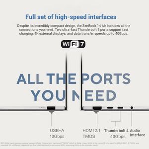Ordinateur <span class=keywords><strong>portable</strong></span> Zenbook 14 <span class=keywords><strong>Ultra</strong></span> 7 32 Go 1 To / Ordinateur <span class=keywords><strong>portable</strong></span> 16 pouces 2.8K OLED pour étudiants et usage domestique - Product Image 4