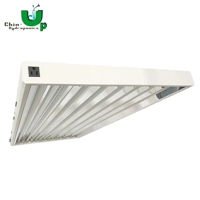 T5 Florescent 4 Foot 8 Lamps with 6500K and 40000 Lumen Grow Light System 8 Tubes Included