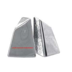 ที่ตั้งหนังสือตั้งโต๊ะทำจากอะลูมิเนียมดีไซน์หินโลหะหรูหราหรูหราสีเงินคุณภาพสูงและขายดีตามสั่ง - Product Image 1