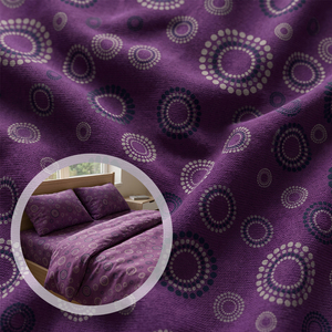 Tela de Algodón Tejida Personalizada 30S*30S 68x68 con Estampado Digital de Círculos Concéntricos para Ropa y Decoración del Hogar, Venta al <span class=keywords><strong>Por</strong></span> Mayor - Product Image 3