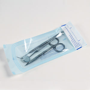 200 stuks zelfsteriliserende tandartspraktijkzakjes 3,5\" x 6,5\" autoclaafbestendig aanpasbaar voor pillen en vloeistoffen, 200 zakjes per doos - Product Image 1