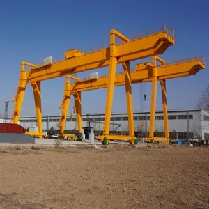 40 t Grue Portique الثقيلة في الهواء الطلق التعدين الصناعية مزدوجة العارضة رافعة جسرية 30 طن 40 طن