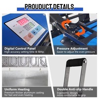 Presse à chaud manuelle industrielle AIBA, nouvelle machine d'impression par sublimation 25x100cm tout-en-un pour rubans et vêtements, vente en gros
