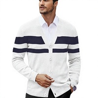 Suéter de Punto Personalizado OEM ODM para Invierno, con Bordado Jacquard, Diseño de Leopardo, Clásico, Sofisticado, de Alta Calidad, 100% para Hombre