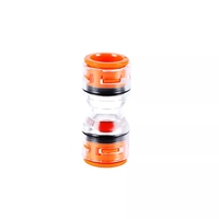 Coupleur pour connecteur de microconduit HDPE, solution FTTH, raccord push fit, fiche de sous-conduit vierge à fibre optique