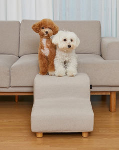 บันไดสำหรับสุนัขทางลาดสำหรับที่นอนทำจากไม้ปลอดภัยทนทานสำหรับสัตว์เลี้ยงบันไดสำหรับสุนัข - Product Image 3