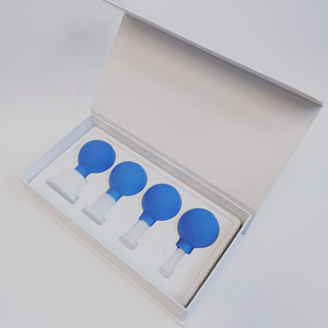 Ampoule de jade blanc Ventouses <span class=keywords><strong>en</strong></span> verre Ventosas Masaje Caoutchouc Vide Terapie Tasse Cellulite Massage - Product Image 3