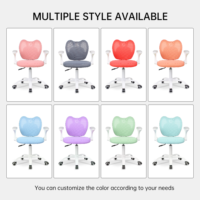 Chaise ergonomique pour enfants avec accoudoirs rabattables réglables en hauteur Chaise de bureau Chaise d'école Mobilier de maternelle