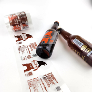 Custom Label Factory Printing Waterproof Adhesive Juice <b>Bottle</b> Packaging <b>Sticker</b> Labels Transparent Drink Beverage Logo Label - Product Image 4