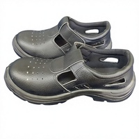 Sandal Kerja Anti-Smash ESD Cleanroom Bernapas untuk Musim Panas, Sepatu Safety Steel Toe PU Anti-Static untuk Perlindungan Kerja