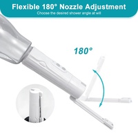 Bidé Portátil Recargable de Viaje para Higiene Femenina, Boquilla Ajustable de 180 Grados, Bidé con Batería, Rosca Universal Compatible con Cualquier Botella de Agua