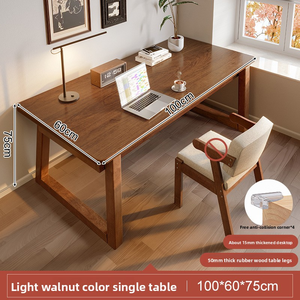 การอ่านหนังสือห้องสมุดแบบ double-Person โต๊ะเรียนด้วยตนเองแบบ Immersive นักเรียนโต๊ะยาวการเขียนโต๊ะคอมพิวเตอร์ - Product Image 3