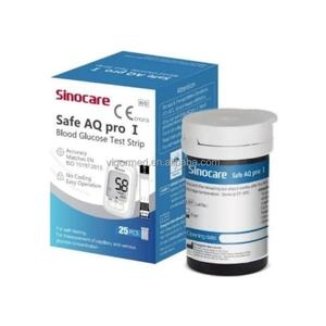 <span class=keywords><strong>Tiras</strong></span> Reactivas de Glucosa en Sangre Safe AQ Pro I <span class=keywords><strong>Sinocare</strong></span>, <span class=keywords><strong>Tiras</strong></span> Reactivas para Diabéticos, <span class=keywords><strong>Tiras</strong></span> Reactivas para Glucómetro - Product Image 1