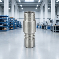 Buse de sablage pneumatique en carbure de bore Born Machinery, alésage 8 mm, manchon extérieur métallique, longue durée de vie pour l'élimination de la rouille