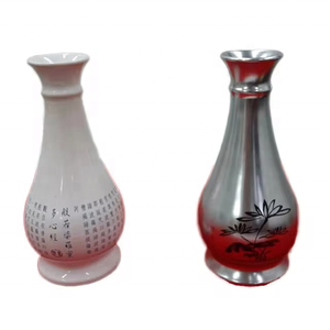 Nouvelle tendance gros FuiJet Art déco Vases de table en aluminium taille M décoration de la maison pour les fleurs - Product Image 1