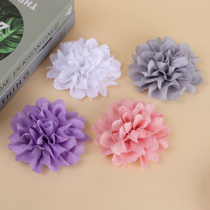 Adornos para el Cabello con Flores 3D, Tela, Pedrería, Camelia, Accesorios para Manualidades, Tocados de Novia - Product Image 3