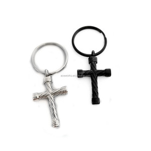 Llavero de Acero Inoxidable con Cruz, Urna para Cenizas de Mascotas, Colgante Conmemorativo - Product Image 1