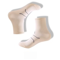Chaussettes de course à logo personnalisé, séchage rapide, amorties, pour marathon, en tissu éponge, pour hommes et femmes, respirantes, avec soutien de la voûte plantaire, vente en gros OEM