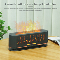 Diffuseur d'arômes Long Botanical 200 ml avec lumière de flamme, contrôlé par application USB