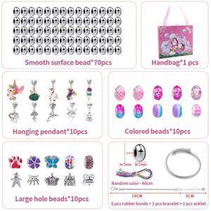 Wholesale 110pcs Bulk Plastic Beads Charms Set Educational Fantasy & Sci-Fi <b>DIY</b> Jewelry Bracelet Making Accessories <b>Kit</b> - Product Image 1