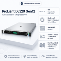 Server Rak DL320 Gen12 1U 1P Intel Xeon 6 dengan Slot Memori DDR5 12 LFF PCIe Gen5  800W 1000W Siap Kirim