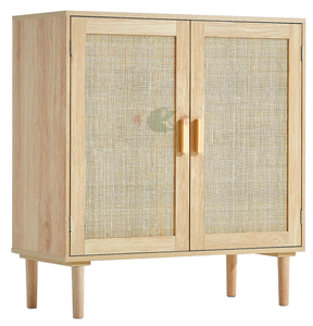 <span class=keywords><strong>Buffet</strong></span> blanc avec rangement, fermeture magnétique, étagères réglables, pour couloir, entrée, salon - Product Image 2