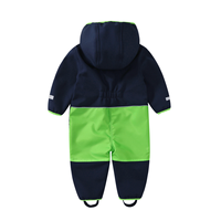Combinaison molletonnées pour enfants, costume une pièce personnalisé à capuche, imperméable, coupe-vent, vêtements d'extérieur pour enfants, ensemble pour filles, nouvelle collection