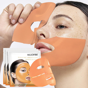 MOOYAM curcuma collagene lenitivo maschera facciale 30g X 4 pz Set calmante per la pelle sensibile - Product Image 1