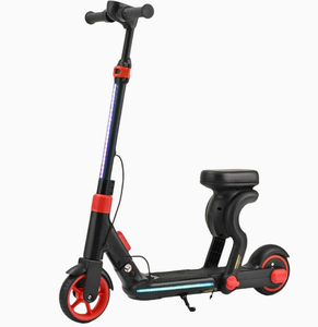 Trottinette Électrique Pliante pour Enfants 130W 21V 5.2Ah, Vitesse Max 16km/h, Autonomie 12km, Frein à Main et Électrique, Rechargeable avec Siège - Product Image 1