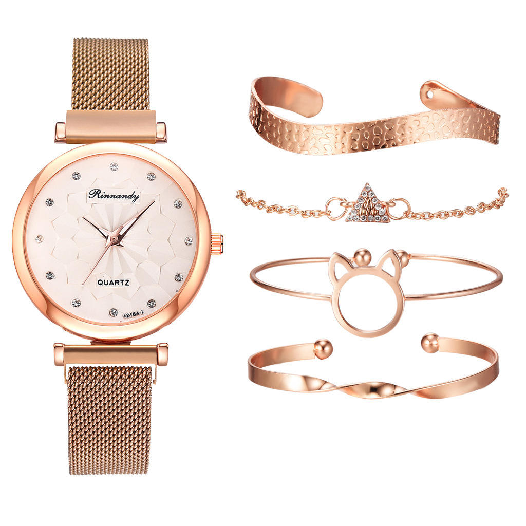Shop Our Sets of DISU Rose Gold Women's Watch Collection